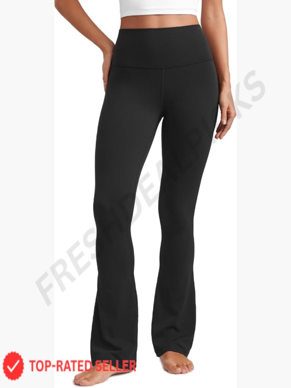 Butterluxe Mini Flared Leggings High Waist Bootcut Yoga Pants with Pocket